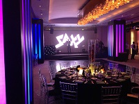 Bar-mitzvah at The Grove, Watford with video wall curtain