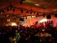 Charity fundraising event in Hilton Park Lane, London with lighting and sound